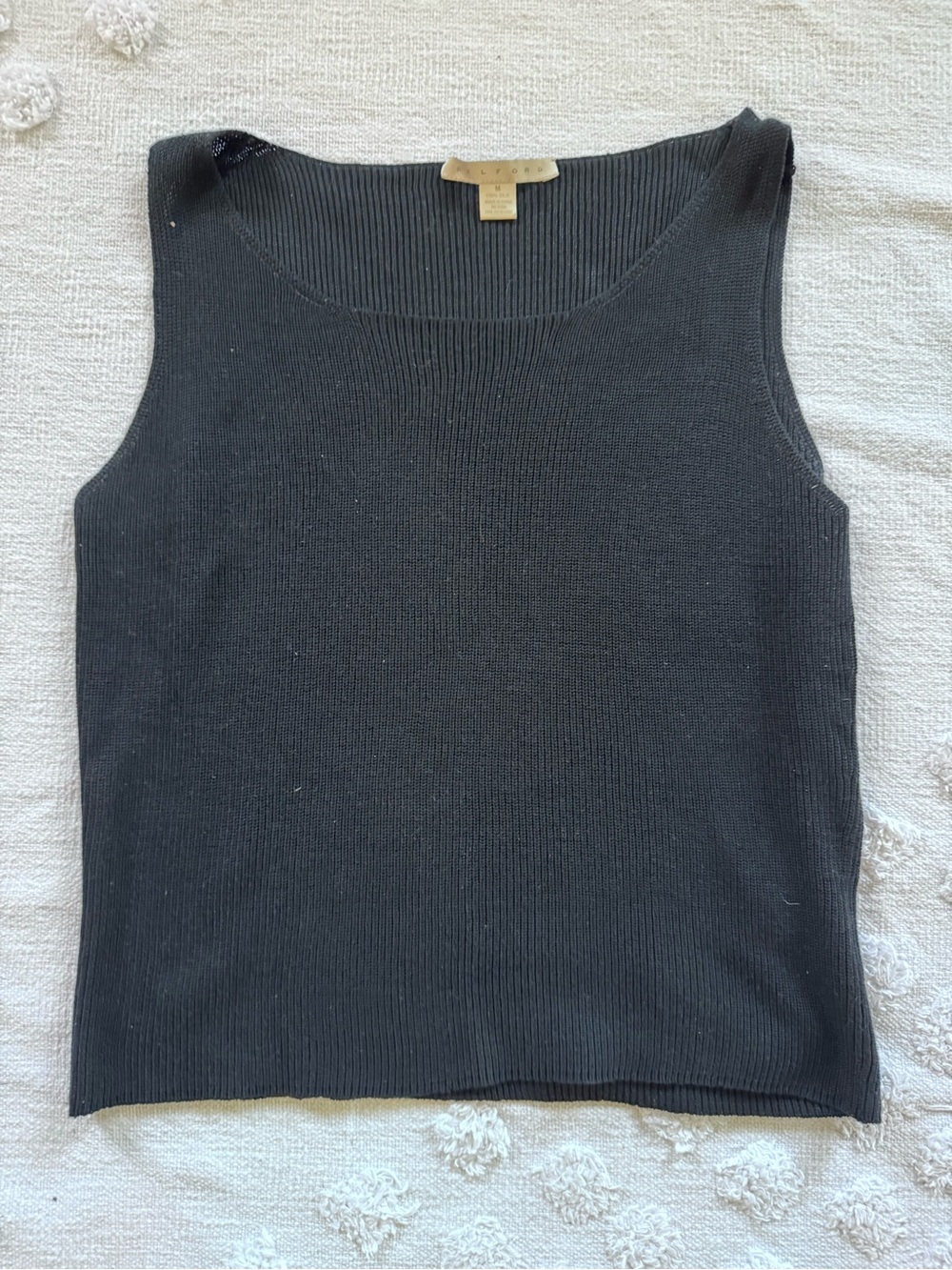 Belford 100% silk women’s tank top-SZ M